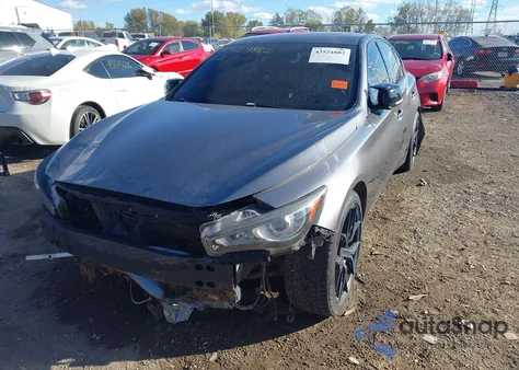 2014 Infiniti Q50 Premium z USA, uszkodzony, nr VIN JN1BV7AR1EM706655
